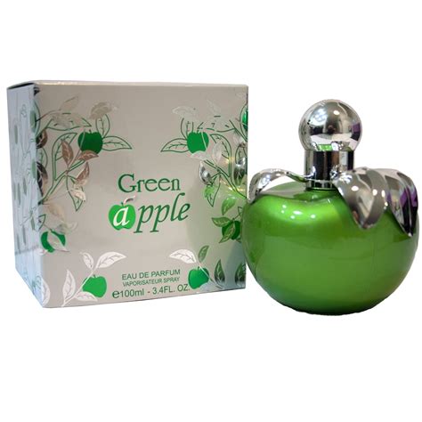 green apple perfume|perfume in green apple bottle.